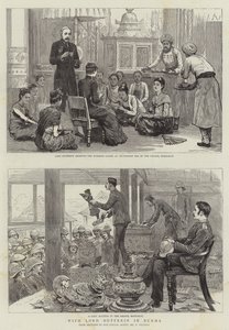 مع اللورد دوفرين في بورما بواسطة فريدريك فيليرز